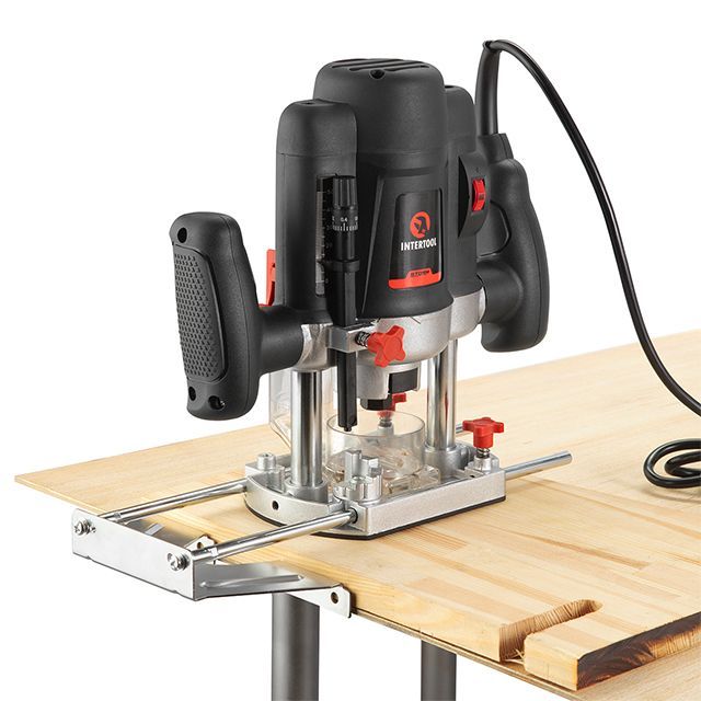 Фрезер, 1200 Вт, 16000-30000 об/мин, цанга 6, 8 мм, кейс INTERTOOL WT-0920