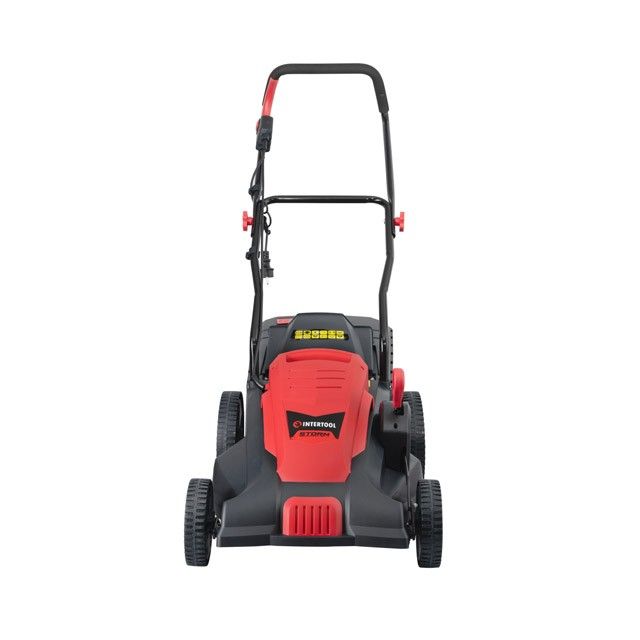 Газонокосилка электрическая 1.8 кВт, 230 В~50 Гц, 2850 об/мин, ширина захвата 420 мм, высота среза 25-75 мм, контейнер 50 литров STORM INTERTOOL WT-1201