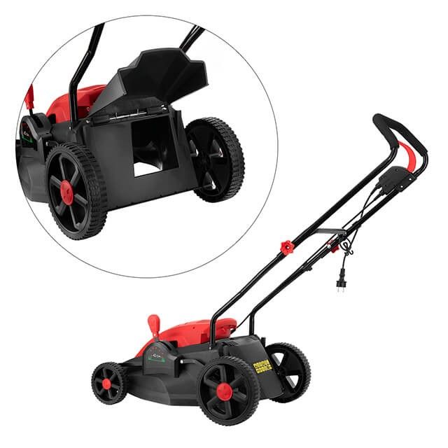 Газонокосилка электрическая 1.8 кВт, 230 В~50 Гц, 2850 об/мин, ширина захвата 420 мм, высота среза 25-75 мм, контейнер 50 литров STORM INTERTOOL WT-1201