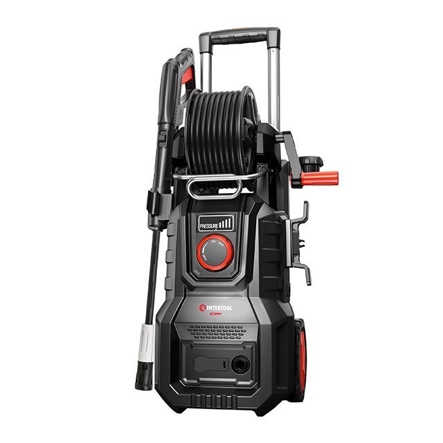 Мойка высокого давления 2200 Вт, 6-7 л/мин, 120-170 бар, шланг 8 м, регулятор давления, STORM INTERTOOL WT-1506
