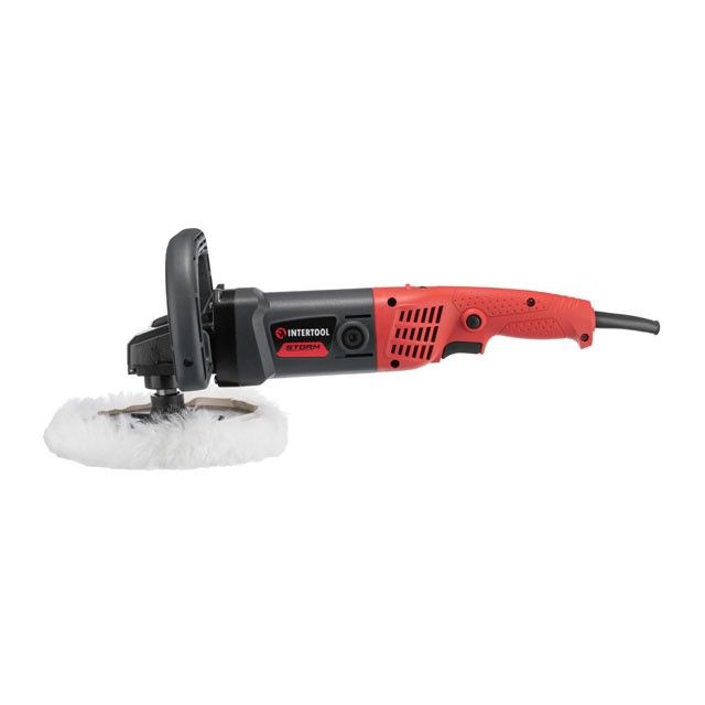 Машина полiрувальна STORM 1400 Вт, 800-3200 об/хв., 180 мм, 230 В INTERTOOL WT-1800