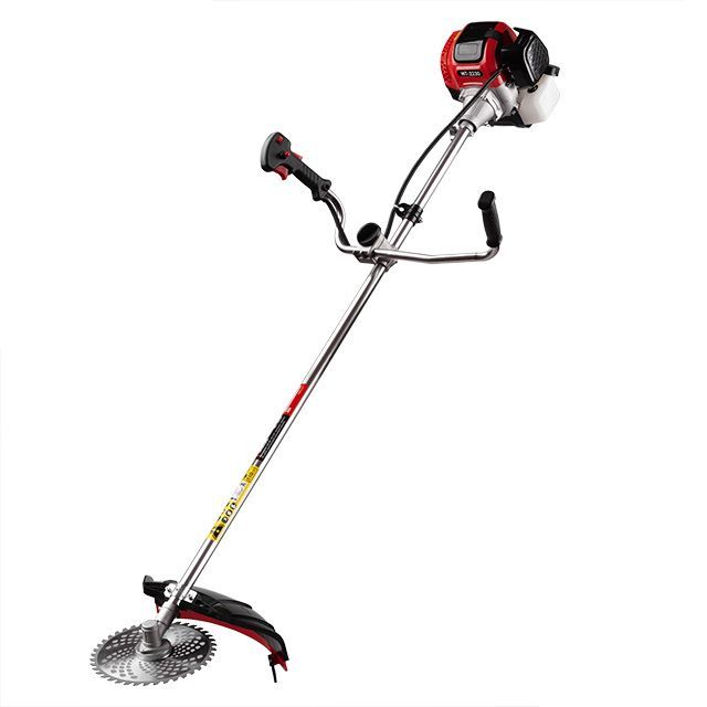 Мотокоса 1,85 кВт, 52 см³, катушка, фреза 40 зубъев, двухплечевой ранцевый ремень, STORM ( комплект из двух частей: вал + двигатель) INTERTOOL WT-2230