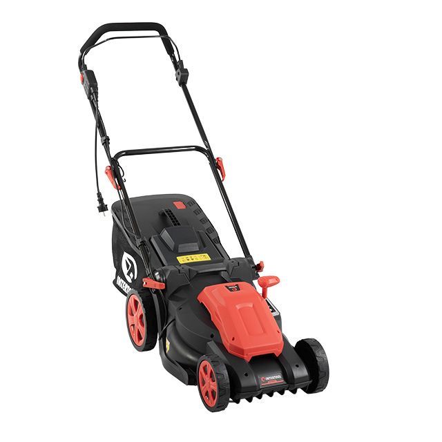 Газонокосилка электрическая 1,8 кВт, 230 В~50 Гц, 3200 об/мин, ширина захвата 400 мм, высота среза 25-75 мм, контейнер 40 л, STORM INTERTOOL WT-2265