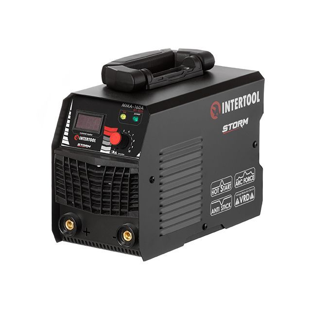 Аппарат сварочный, инверторный MMA-160A, STORM INTERTOOL WT-4003