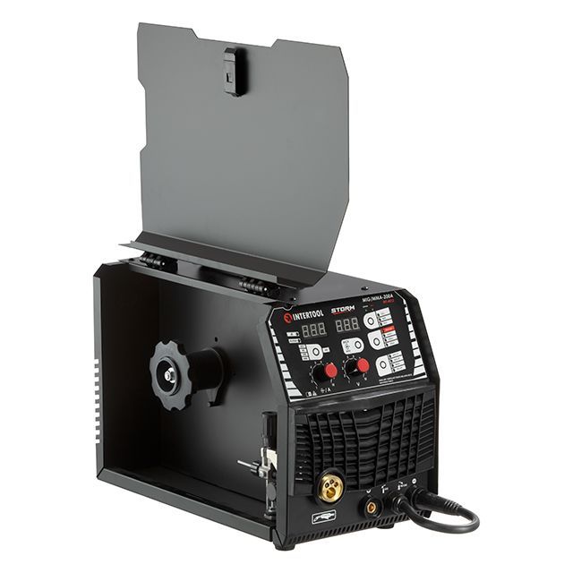 Полуавтомат инверторный MIG/MMA-200A, STORM INTERTOOL WT-4012