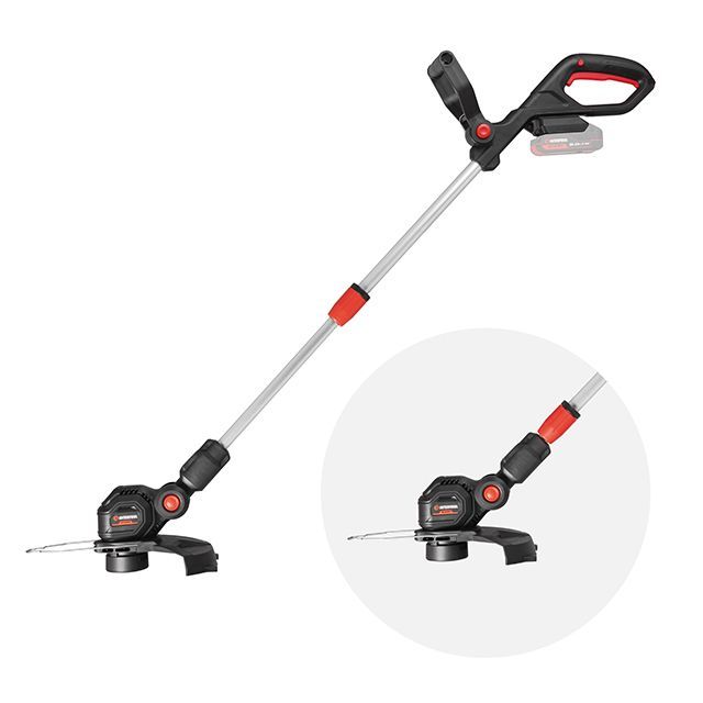 Триммер аккумуляторный 20 В, 7500 об/мин, диаметр вращения лески 300 мм, катушка, без ЗУ и АКБ, STORM INTERTOOL WT-9112