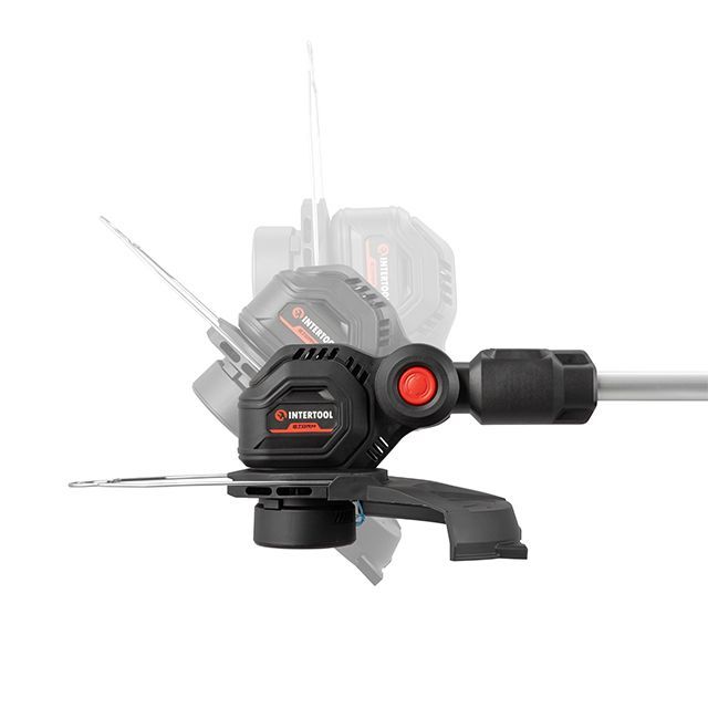 Триммер аккумуляторный 20 В, 7500 об/мин, диаметр вращения лески 300 мм, катушка, без ЗУ и АКБ, STORM INTERTOOL WT-9112