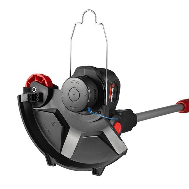 Триммер аккумуляторный 20 В, 7500 об/мин, диаметр вращения лески 300 мм, катушка, без ЗУ и АКБ, STORM INTERTOOL WT-9112