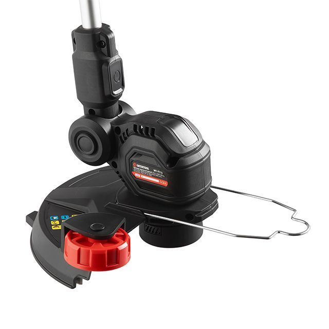 Триммер аккумуляторный 20 В, 7500 об/мин, диаметр вращения лески 300 мм, катушка, без ЗУ и АКБ, STORM INTERTOOL WT-9112