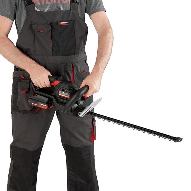 Кущоріз акумуляторний 20 В, 2000 об/хв, довжина шини 500 мм, діаметр зрізу 18 мм, леза 65 mn, без ЗУ та АКБ, STORM INTERTOOL WT-9115