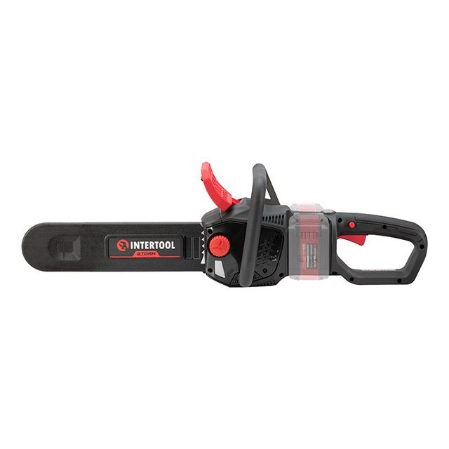 Пила ланцюгова акумуляторна з безщітковим двигуном 40 В (2х20 В), шина 35 см, SDS-система натяжки ланцюга, без ЗУ та АКБ INTERTOOL WT-9211