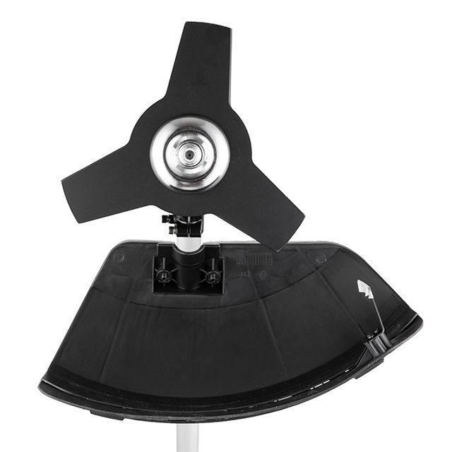 Триммер аккумуляторный с бесщеточным двигателем 40 В (2х20 В), 6000 об/мин, диаметр вращения диска/лески 255/350 мм, катушка + 3-х зуб.нож, без ЗУ АКБ INTERTOOL WT-9213