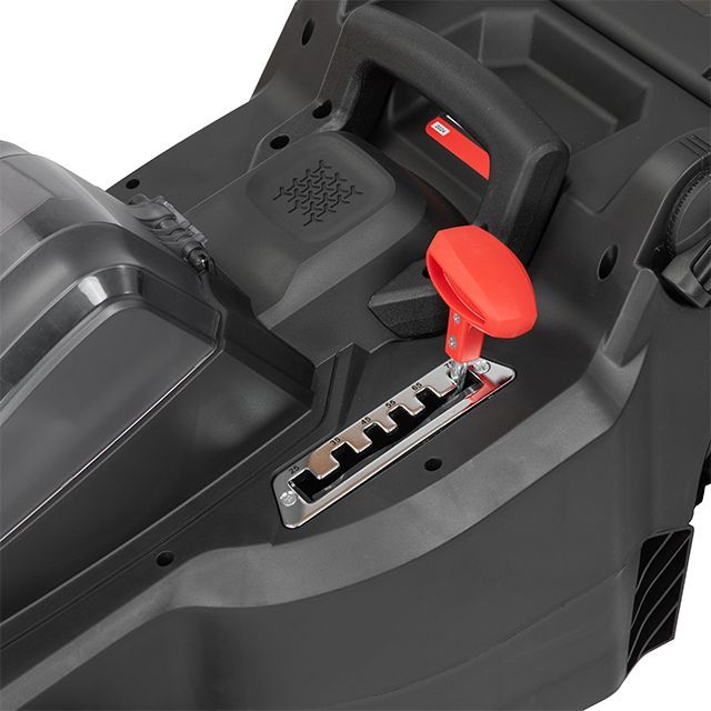 Газонокосилка аккумуляторная с бесщеточным двигателем 40 В (2х20В), 3500об/мин, ширина захвата 370 мм, высота среза 25-75мм, контейнер 40л, без ЗУ АКБ INTERTOOL WT-9216