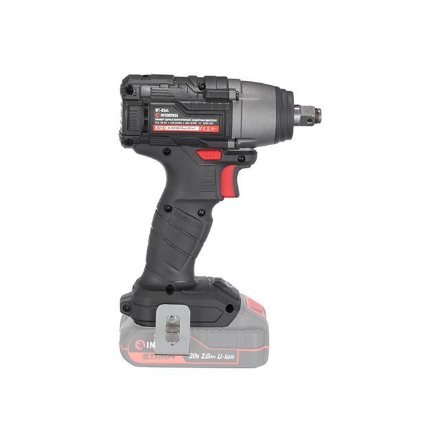 Гайковерт ударный аккумуляторный с бесщеточным двигателем 20 В, 300 Nm, 0-2500 об/мин, 0-3000 уд/мин, 1/2", без ЗУ и АКБ INTERTOOL WT-9364