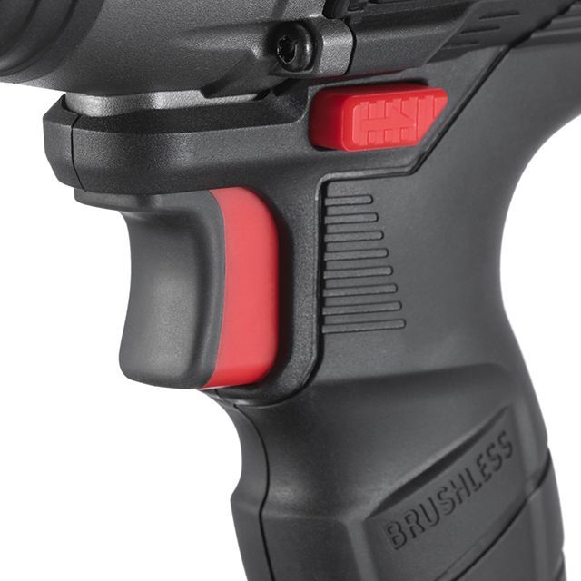 Гайковерт ударный аккумуляторный с бесщеточным двигателем 20 В, 300 Nm, 0-2500 об/мин, 0-3000 уд/мин, 1/2", без ЗУ и АКБ INTERTOOL WT-9364