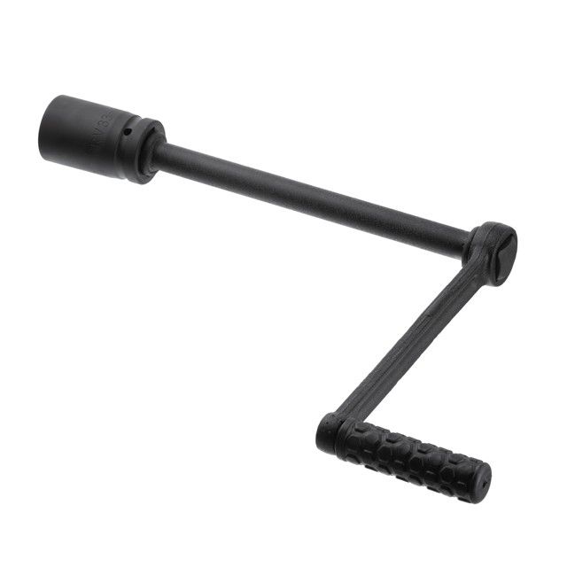 Ключ баллонный роторный для грузовых автомобилей 310 мм, передаточное отношение 1:56, макc. крут. момент 5000 Nm, головки 32, 33 мм, пластиковый кейс INTERTOOL XT-0004