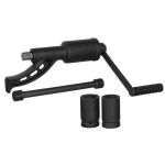 Ключ баллонный роторный для грузовых автомобилей 310 мм, передаточное отношение 1:56, макc. крут. момент 5000 Nm, головки 32, 33 мм, пластиковый кейс INTERTOOL XT-0004