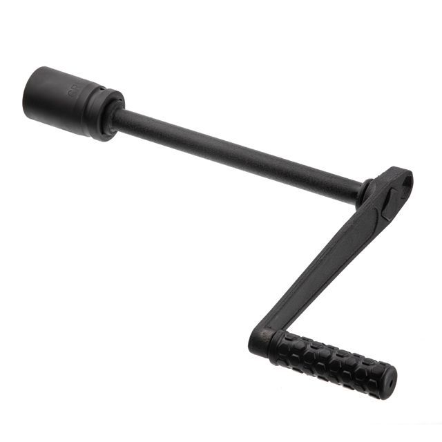 Ключ баллонный роторный для груз. авто 380 мм, двухскоростной, макc. 3800 Нм, головки 32, 33 мм, пласт. кейс INTERTOOL XT-0006