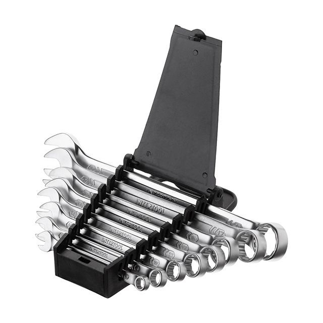 Набор ключей комбинированных 8 ед., STORM, 6-19 мм, Сr-V INTERTOOL XT-1002