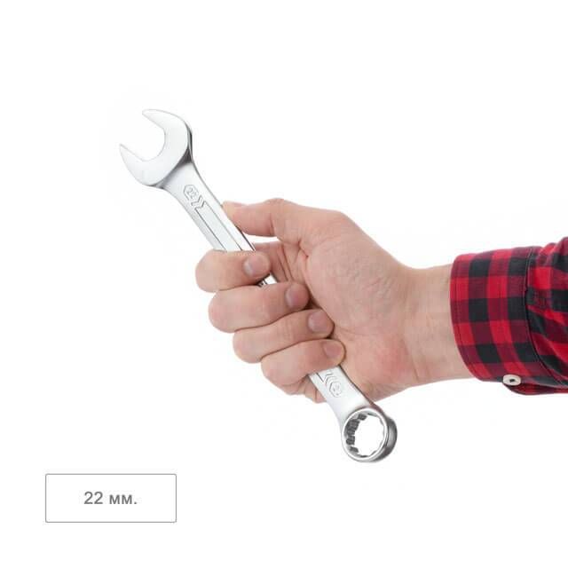 Набор ключей комбинированных 15 ед., STORM, 6-22 мм, Cr-V, чехол INTERTOOL XT-1005