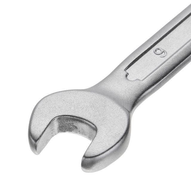 Ключ комбинированный 9 мм, STORM, Cr-V, покрытие сатин-хром INTERTOOL XT-1009