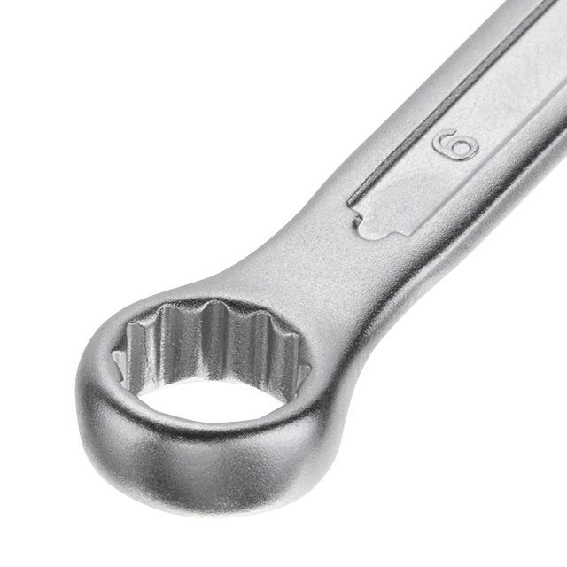 Ключ комбинированный 9 мм, STORM, Cr-V, покрытие сатин-хром INTERTOOL XT-1009