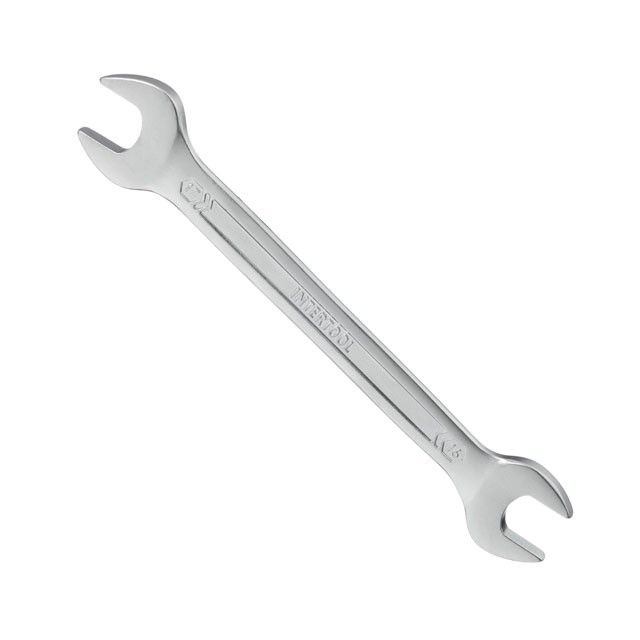 Ключ рожковый 16-17 мм, STORM, Cr-V, покрытие сатин-хром INTERTOOL XT-1116