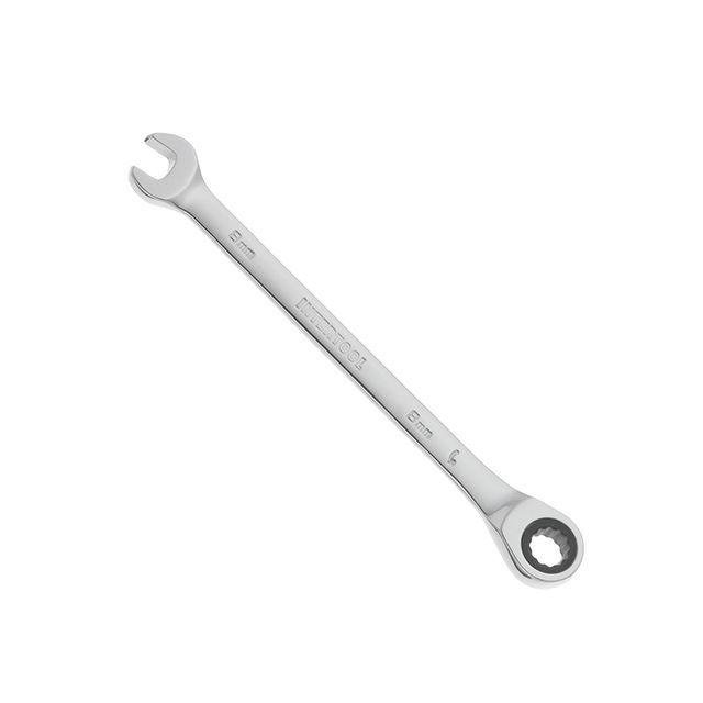 Ключ комбинированный с трещоткой 8 мм, PROF, Cr-V INTERTOOL XT-1348