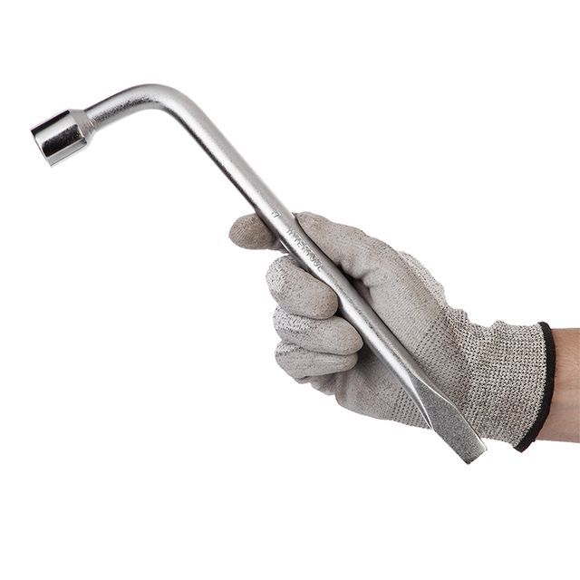 Ключ баллонный L-образный 17мм*350мм INTERTOOL XT-4217