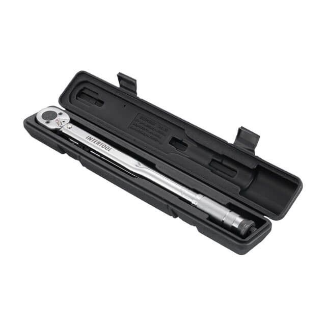 Ключ динамометричний 1/2", 28-210 Нм, перехідник 1/2"*3/8", підовжувач 125 мм * 1/2" INTERTOOL XT-9007
