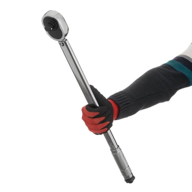 Динамометрический ключ 3/4", 70-420 Нм, перехідник 3/4"*1/2'', удлинитель 100 мм 3/4" STORM INTERTOOL XT-9010