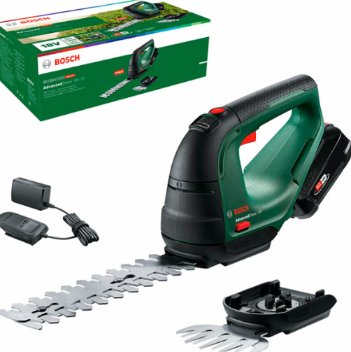 Ножиці акумуляторні Bosch Advanced Shear 18V-10, 1 акб PBA 18V 2.0 Ah та з/п AL 1810 CV
