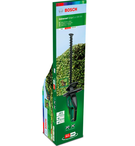 Акумуляторний кущоріз Bosch Universal Hedge Cut 18V-50 без акб та з/п