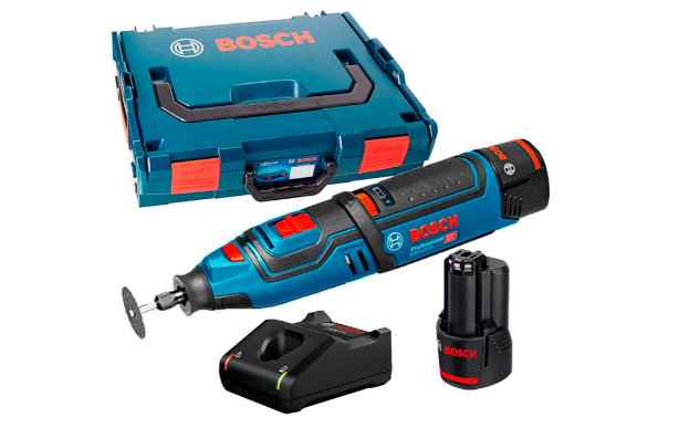 Акумуляторна бормашина Bosch Professional GRO 12V-35 в L-Boxx 102 з 2 акб GBA 12V 2 Ah та з/п GAL 12V-40