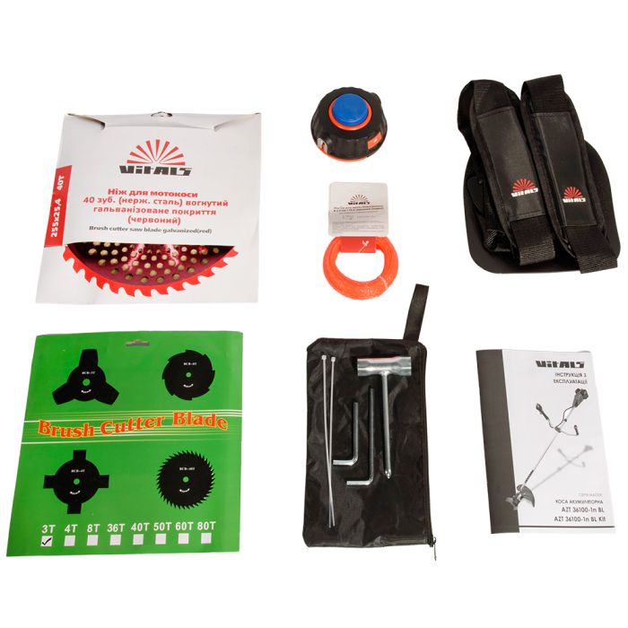 Коса акумуляторна Vitals Master AZT 36100-1n BL