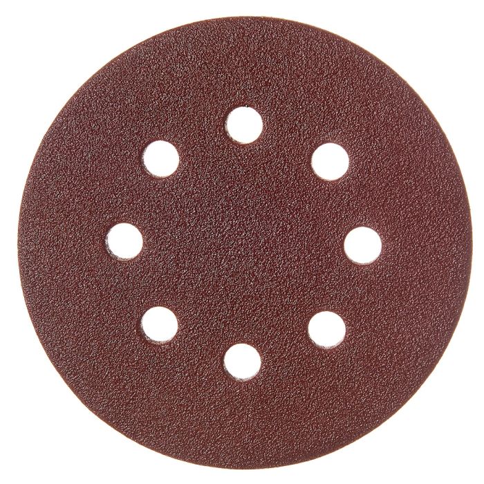 Круг шліфувальний самозачіпний Vitals 125 мм, 8 отв., з. – 100, 5 од.