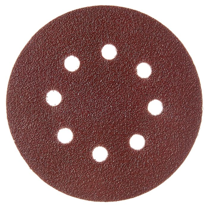 Круг шліфувальний самозачіпний Vitals 125 мм, 8 отв., з. – 40, 5 од.