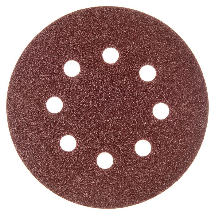 Круг шліфувальний самозачіпний Vitals 125 мм, 8 отв., з. – 80, 5 од.