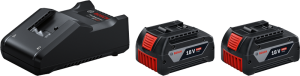 Набір акумуляторний блоків Bosch GBA 18V, 4Аг Professional (1600A019S0)