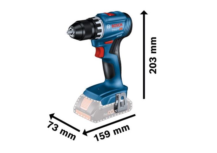 Набір Bosch GSR 18V-45, GWS 18V-8, GBH 18V-22 Professional (0615A5007L)