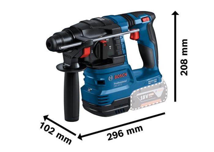Набір Bosch GSR 18V-45, GWS 18V-8, GBH 18V-22 Professional (0615A5007L)