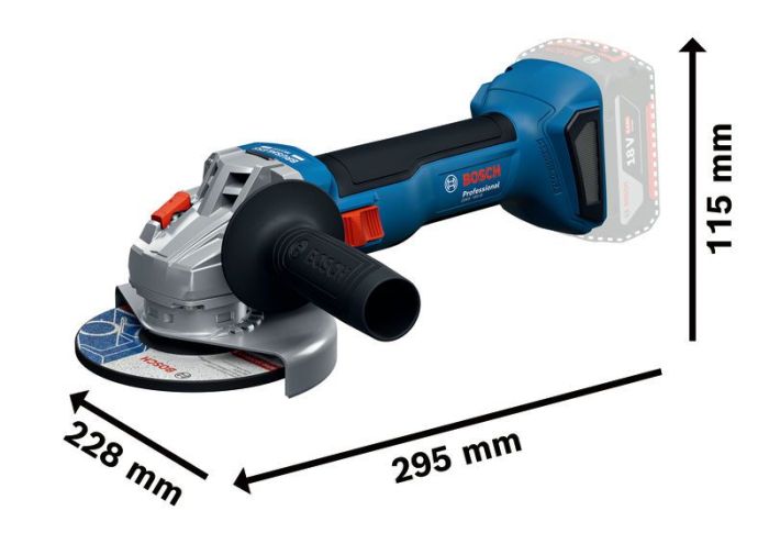 Набір Bosch GSR 18V-45, GWS 18V-8, GBH 18V-22 Professional (0615A5007L)