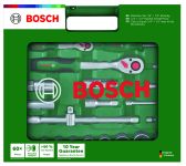 Набір тріскачок Bosch 1/4" та 1/2" 60 шт Professional (1600A039J8)