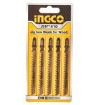 Набір пияльних полотен по деревині для лобзика 5 од. INGCO