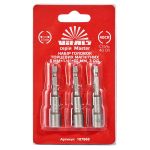 Набір головок торцевих магнітних 12 мм 1/4″×65 мм 3 шт. Vitals