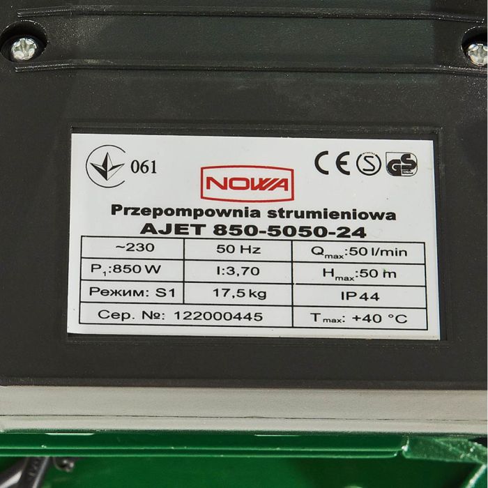 Насосна станція струминна NOWA AJET 850-5050-24