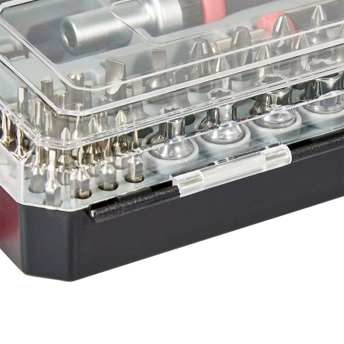 Викрутка Vitals Master з набором насадок та головок, 57 шт.