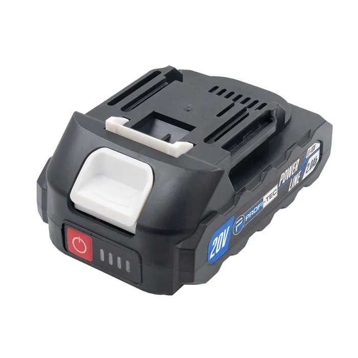 Акумуляторна батарея PROFI-TEC PT2020MP POWERLine (20 В / 2.0 Аг, високострумова, з індикатором)