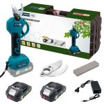 Акумуляторний секатор PROFI-TEC HES20BL HomeLine (2×PT2020HL (2.0 Аг), зарядний пристрій)