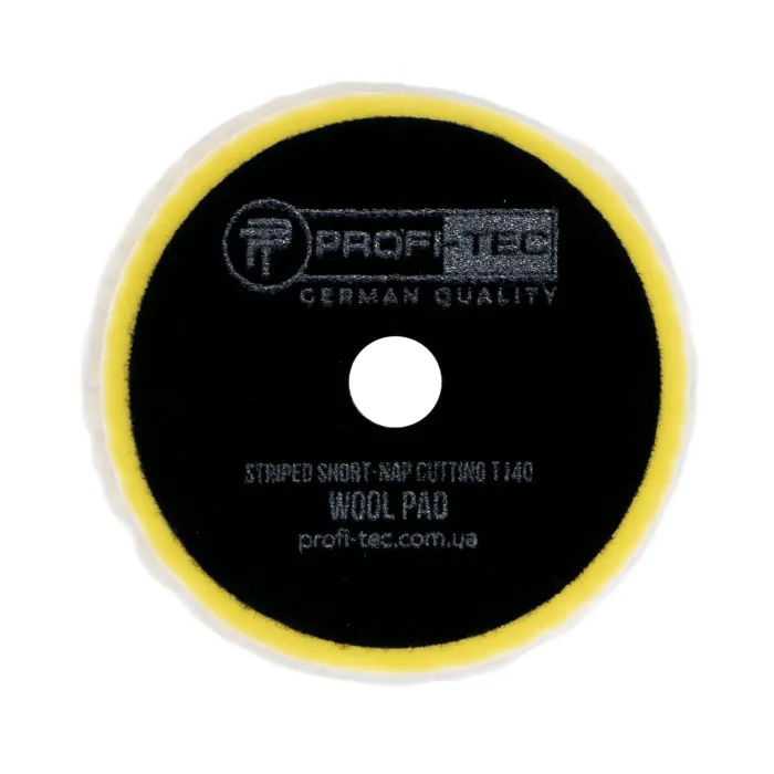 Полірувальна вовняна губка PROFI-TEC STRIPED SHORT NAP CUTTING T140